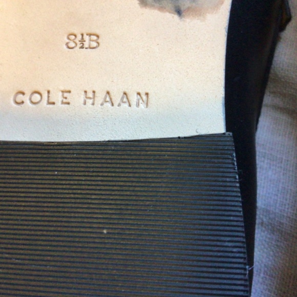 Cole Haan black leather penny loafers womens 8 1/2 B - Picture 3 of 5